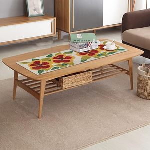 Embroidered Floral <b>Table</b> <b>Runner</b> Cotton Classic Design Washable Home Decor - Product Image 4