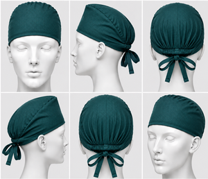 Medical Printed Nursing <b>Caps</b> with Ponytail Design Breathable Cotton <b>Scrub</b> Hats Adjustable Nurse Surgical Work <b>Caps</b> for Wo - Product Image 1