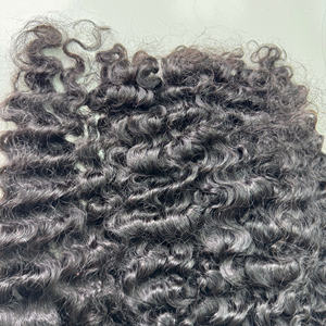 Venta al por mayor 100% Extensiones de Cabello Remy de Alta Calidad Natural Negro Rizo de Agua Pelo Vietnamita Doble Extensiones para Tejer - Product Image 2