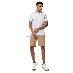 Nardon Apparel Factory Venta al por mayor Verano Un color Moda Estilo Delgado Tallas grandes Hombres Polo camisetas - Product Image 3