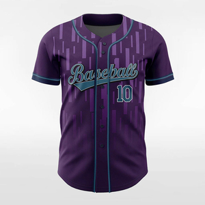 Servicio OEM: Camiseta de Béisbol Personalizada para Hombre, Sublimación Completa, con Botones, Diseño Gráfico a Color Real - Product Image 1