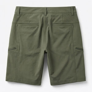 Pantalones Cortos Deportivos Urbanos Premium Unisex Negros para Gimnasio y Running, Transpirables, con Bolsillos Laterales, Cintura Elástica, Secado Rápido - Product Image 3