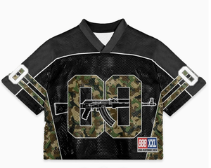 Custom Retro Cropped Jersey Oversized American Boxy Top Sport Training Baseball Football Mesh Practice Shirt for Soccer Wear - Product Image 1