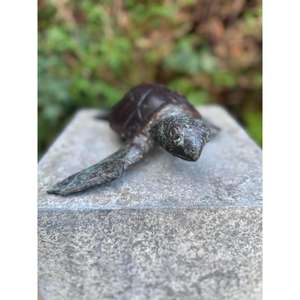 Statue de tortue en bronze, artisanat métallique, tortue antique faite à la main, prix d'usine - Product Image 1