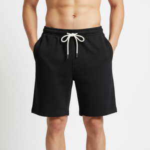 Pantalones Cortos Deportivos Ligeros para Hombre, de Forro Polar Técnico, Cintura Elástica, Color Sólido, Transpirables y Ecológicos, Duraderos para Correr y Entrenar - Product Image 1