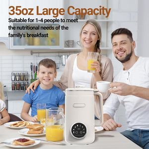 Macchina per Latte Vegetale 8 in 1, 35oz, Automatica, Autopulente in PLA, con Avvio Ritardato 18H e Mantenimento Caldo 4H, per Latte di Soia - Product Image 4