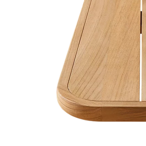 Table basse d'extérieur en teck The Plaza, mobilier moderne pour villas, patios, salons et hôtels - Product Image 5