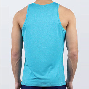 Camiseta sin mangas para hombre, cuello redondo, de secado rápido, transpirable, para gimnasio, estilo cropped, novedad, moda, corte holgado, lisa, superventas, ideal para verano - Product Image 6