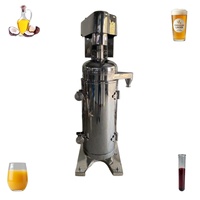 124mm 7l High Speed Bowl Vco Virgin Coconut Dirty Oil Water Liquid-liquid-solid Tubular Centrifuge