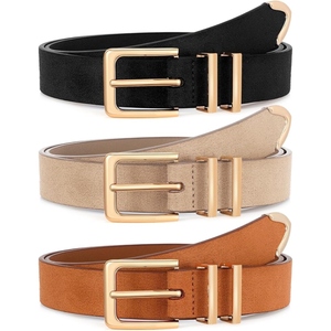 Ceinture en cuir véritable pour femmes avec boucle carrée, ceinture de taille tendance de haute qualité, personnalisation de la marque, ceinture en cuir premium - Product Image 6