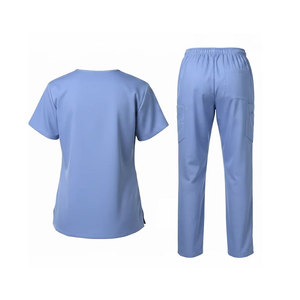 Tenue médicale professionnelle au design minimaliste Solid Trader pour centres de bien-être et cliniques privées – Uniforme hospitalier pur - Product Image 2