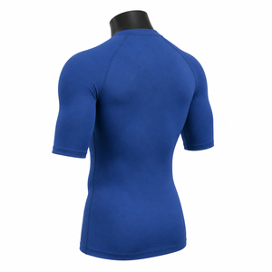 <b>Mens</b> Short Sleeve Compression Shirt Breathable Eco-Friendly Quick Dry <b>Base</b> <b>Layer</b> Rash Guard for Workout Gym Fitness - Product Image 4