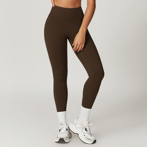 Wholesale Custom Logo Women's High Quality Breathable Tight Yoga <b>Leggings</b> High Waist Spandex <b>Push</b> UV Protection Quick Dry Gym - Product Image 5