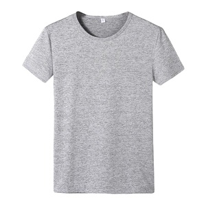 T-shirt pour femme en mélange de coton et de polyester imprimé, jersey simple tricoté, séchage rapide, respirant, motif imprimé personnalisé, OEM - Product Image 5
