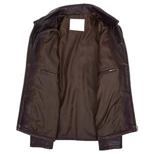 Chaqueta de Cuero Colección Invierno, Chaqueta de Cuero Genuino de Alta Calidad para Hombre, Servicio OEM - Product Image 6
