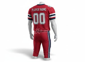 Pantalones Cortos de Fútbol Americano Personalizados para Equipos, Marca Premium, Unisex, Manga Corta, Cuello en V Sublimado, Malla Transpirable, Cintura Elástica - Product Image 2
