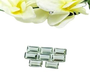 Piedra preciosa de amatista verde de calidad AAA de 12*6 mm, amatista natural facetada en forma de octágono, piedra curativa a precio de mayorista. - Product Image 2