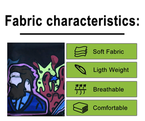ผ้าคลุมตัดผมโพลีเอสเตอร์พิมพ์ลายทันสมัย สำหรับช่างทำผมมืออาชีพ กันน้ำ ใช้ในร้านเสริมสวย ปรับระดับคอได้ - Product Image 5