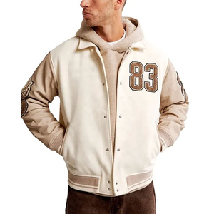 Veste de style universitaire pour homme, avec des matériaux de qualité supérieure et un style varsity, pour des tenues streetwear modernes, avec services OEM - Product Image 1