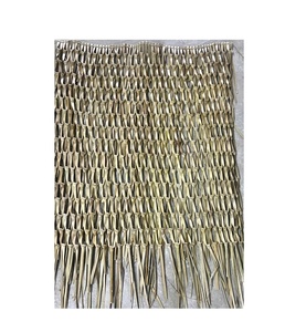 Matériaux de construction de feuilles de cocotier de toiture sur le thème tropical tissé à la main pour les matières premières en bambou de station de villégiature extérieure de bar de jardin - Product Image 5