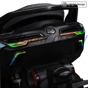AJLIGHT DESIGN Luz Trasera para Motocicleta NMAX V3 RGB LED de Cuatro Lentes, Fabricada en Taiwán, Sistema de Iluminación de Freno Trasero y Señal de Giro, Actualización - Product Image 4