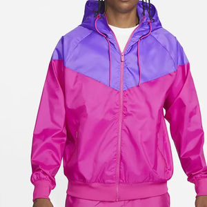 2025 personnalisé léger hommes veste de pluie meilleur matériel tenue décontracté avec logo avant dernière conception coupe-vent - Product Image 1