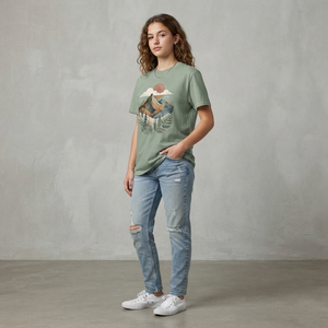 Custom DTF Printing <b>T</b>-<b>Shirt</b> Personalized Artwork Graphic Tee 100% Cotton Jersey Short Sleeve Unisex Streetwear 240 Grams <b>6XL</b> - Product Image 4