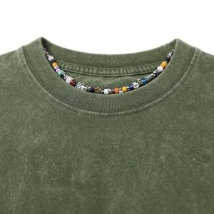T-shirts délavés à l'acide pour hommes, faible MOQ, personnalisés, vintage, en coton, coupe ample, vêtements pour hommes, poids lourd, prix abordable - Product Image 4