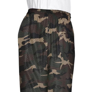 Shorts de sport pour hommes en maille respirante, séchage rapide, en nylon et élasthanne, personnalisables, pour l'entraînement, la course et le basketball, vente en gros, collection été - Product Image 3