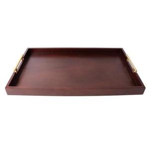 Rustic Wooden Serving <b>Tray</b> With Premium Finish For <b>Tea</b> Coffee Breakfast Serving And Decorative Dining Display - Product Image 1