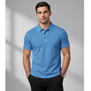 Camisas de Golf Casuales Unisex de Manga Corta de Poliéster y Algodón Twill, Precio de Fábrica, con Logotipo Personalizado Bordado e Impreso - Product Image 1