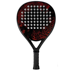 Raquette de padel de qualité supérieure OEM, fibre de carbone tissée 3K 12K 18K, noyau en mousse EVA, légère, ergonomique, design personnalisé - Product Image 1