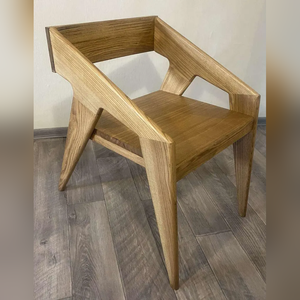 Sillón Moderno y Duradero de Madera Maciza de Fresno, Silla de Comedor de Estilo Escandinavo, Muebles Contemporáneos Toan Phong - Product Image 2