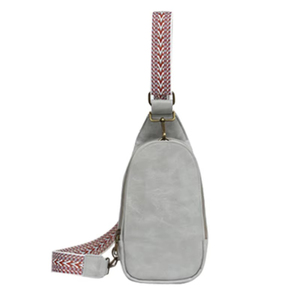 Vintage crossbody bag Modern Minimalist Trendy Lightweight Waterproof <b>simple</b> plain Zipper Adjustable Multi-pocket bags - Product Image 3