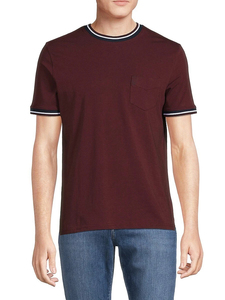 T-shirts unisexes à manches courtes, col rond, coupe ample, en denim vintage gaufré, délavé à l'acide, écologique, 220g, avec décorations en patchs - Product Image 6