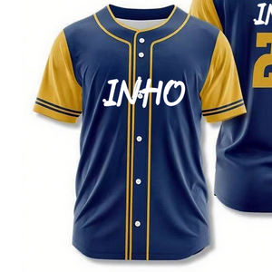 Camiseta de Béisbol Personalizada con Nombre y Logotipo, al por Mayor, Estilo Vintage a Rayas, Sublimada, para Jóvenes, Ropa de Béisbol y Sóftbol, Camisetas de Béisbol - Product Image 6