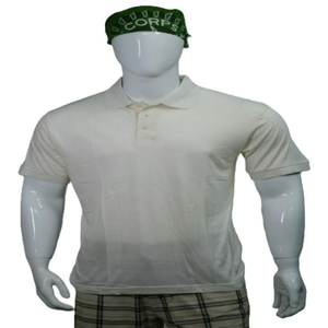 Camiseta de Jersey de Manga Corta con Cuello en V, 100% Algodón Orgánico, Antiarrugas, Ecológica, Amarilla, Transpirable, con Logotipo Frontal, Talla Grande - Product Image 3