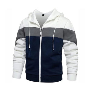 Sudadera con Capucha Térmica de Alta Calidad 100% Algodón para Hombre, Personalizable al por Mayor, con Bordado y Estampado en Color de Contraste para Invierno - Product Image 1