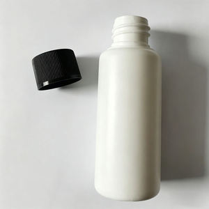 Étiquette en plastique couleur personnalisée, estampage à chaud or, impression sérigraphique, CYLINDRE HDPE NATUREL 1 OZ, 20-410 - Product Image 6