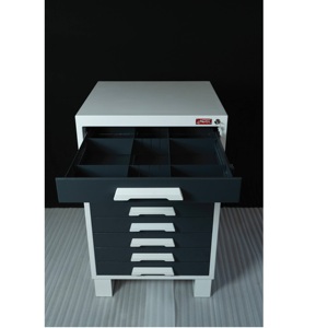 Excellent Quality Mobile <b>Tool</b> <b>Cabinet</b> Trolley 7 <b>Drawers</b> Heavy Duty Worktop Powder Coated OEM ODM OBM Customizable 250kg Load Pro - Product Image 6