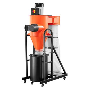 Colector de Polvo Ciclónico de 763 CFM y 1 Micrón con Sistema de 1.5 HP y Bolsa Recolectora de Polvo de 12.5 Galones - Product Image 1