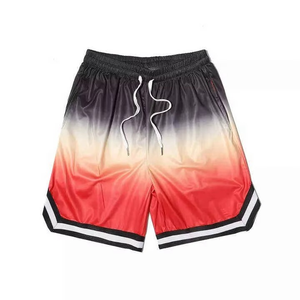 Shorts de sport gris décontractés en toile de haute qualité pour hommes, vente en gros - Product Image 6