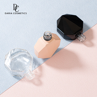 Daria Cosmetics - Botellas Redondas de Vidrio Vacías de 12 ml para Esmalte de Uñas en Gel, con Protección UV, Impresión de Logotipo Personalizado