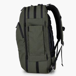 Bolsa de Lona Unisex de 40-55L con Cierre de Cordón, para Gimnasio, Viajes, Casual, Color Gris Sólido, Asa Suave, Resistente, Bolsa de Fitness - Product Image 4