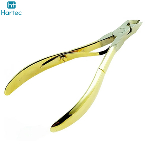 Good Supplier Durable High-Precision Gold Cuticle Clipper with Ergonomic Spring Sharp Stainless Steel Nail Clippers <b>Trimmers</b> - Product Image 2