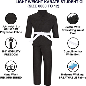 Nouvelle Collection 2025 – Ensemble Sportif Homme Personnalisé en Coton Lavable de Haute Qualité – Tenue de Karaté et Arts Martiaux – Design Jiu Jitsu Front - Product Image 5