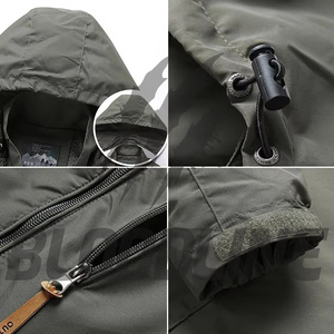 Veste softshell coupe-vent camouflage pour homme, manches longues, vêtements de chasse en plein air, manteau d'hiver - Product Image 6