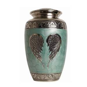 Urnas metálicas elegantes para cenizas funerarias humanas que brindan consuelo mediante una artesanía de calidad y un estilo atemporal. - Product Image 6