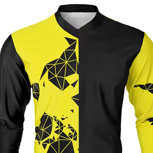 Maillot de course personnalisé, maillot de motocross, impression sérigraphique de qualité adorable, tissu respirant, vêtements de course automobile, maillot de motocross haut de gamme - Product Image 6