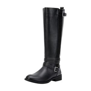 Bota de Montar para Caballo, de Cuero Sintético de Color Sólido, Protección Completa para Montar a Caballo - Product Image 2